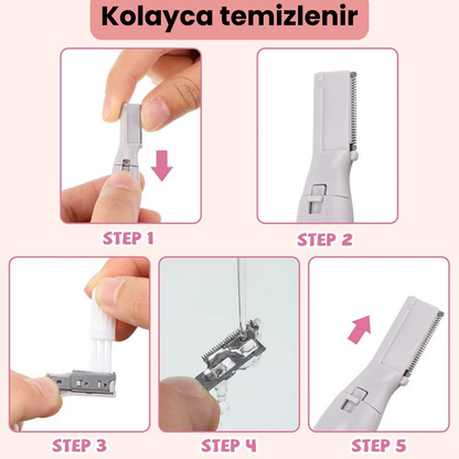 Kaşlarınıza Profesyonel Dokunuş! Elektrikli Kaş Düzeltici ile Anında Mükemmel Görünüm