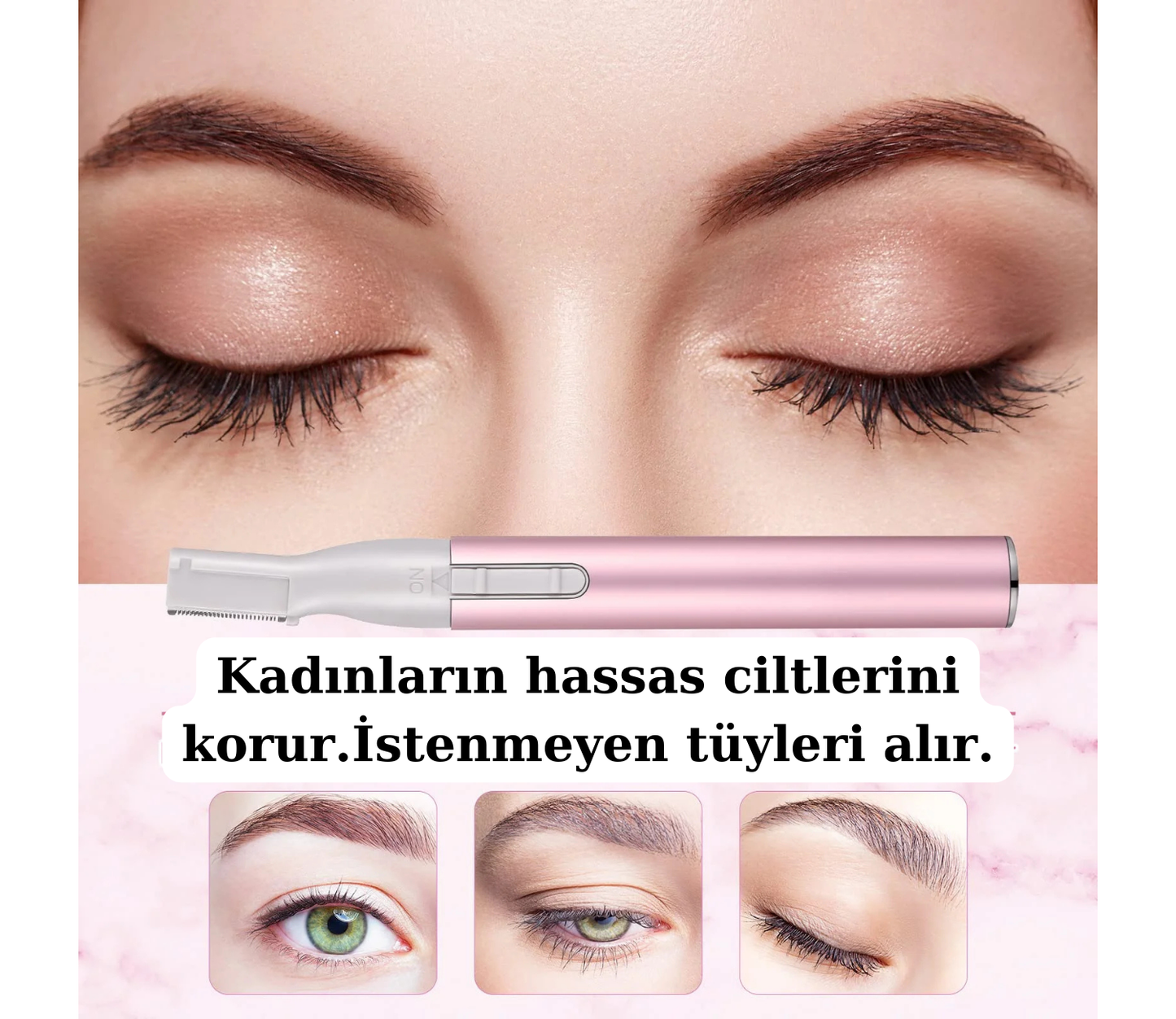 Kaşlarınıza Profesyonel Dokunuş! Elektrikli Kaş Düzeltici ile Anında Mükemmel Görünüm